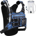 Running Vest with 2L Water Bladder, Hydration Backpack, USA Original Patent, Lightweight Hydration Pack with Gear Holder, Reflective Chest Pack for Men Women for Marathon