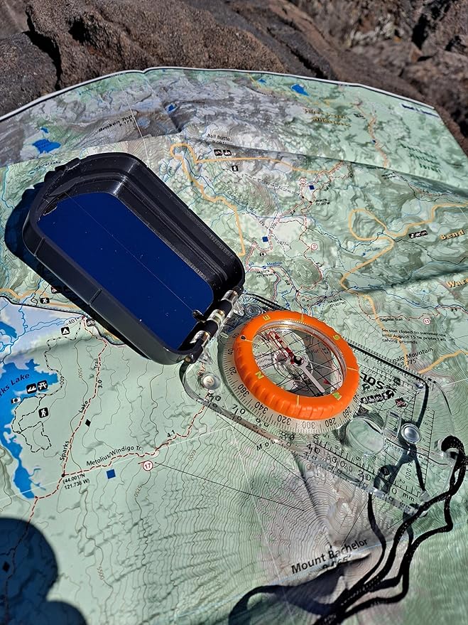 S.O.L. Survive Outdoors Longer Sighting Compass with Signaling Mirror