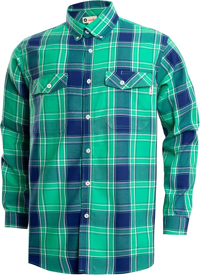 100% Cotton Mens Fr Shirts 7.5oz Flame Resistant Shirts NFPA2112 Men's Fire Retardant Welding Shirts