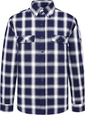 100% Cotton Mens Fr Shirts 7.5oz Flame Resistant Shirts NFPA2112 Men's Fire Retardant Welding Shirts