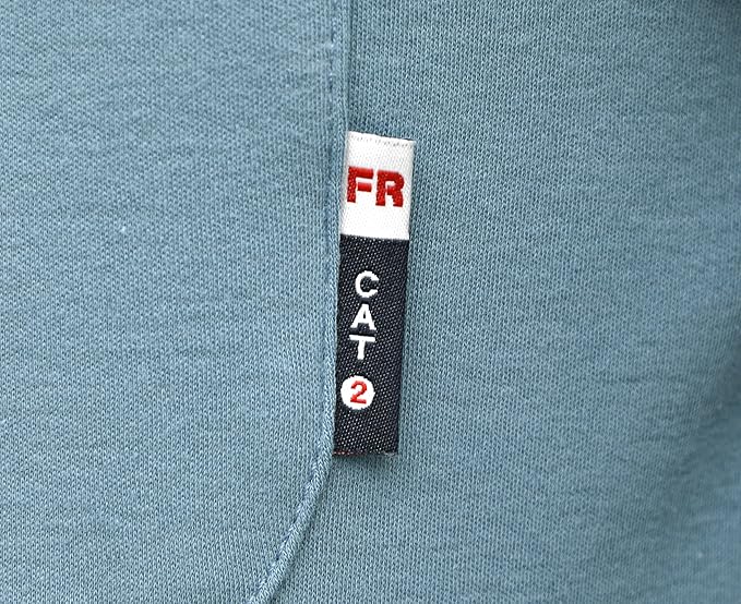 BOCOMAL FR Shirts for Men Lightweight Crew Long Sleeve Flame Resistant/Fire Retardant Shirt…