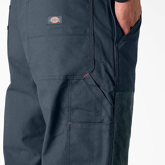 Dickies Women's Relaxed Fit Waxed Canvas Bib Overalls
