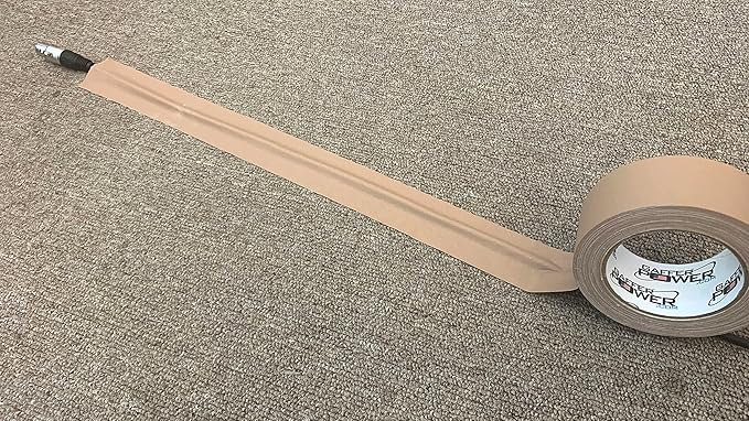 Gaffer Power Proudly Made in The USA, Real Professional Grade Gaffer Tape, Heavy Duty Gaffers Tape, Non-Reflective, Multipurpose. 2 Inches x 30 Yards, Tan