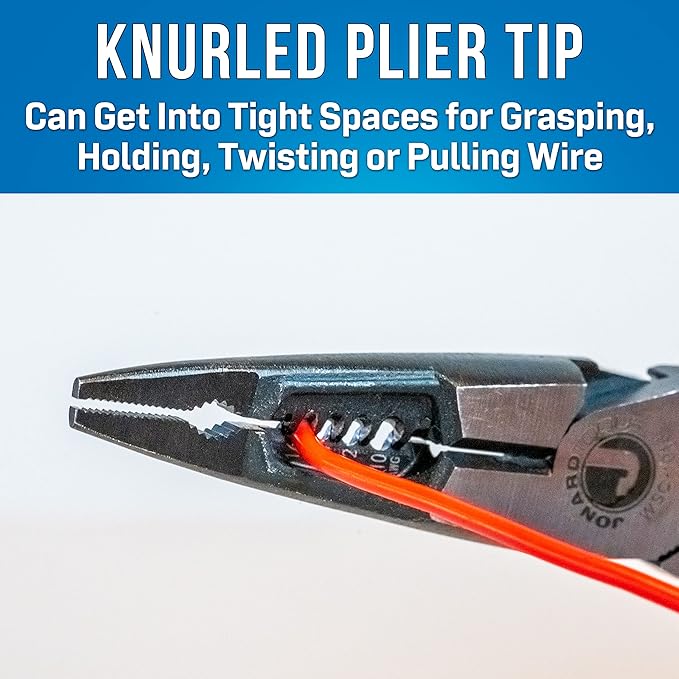 Jonard Tools WSC-1016 Heavy-Duty Wire Stripping Pliers, 10-16 AWG
