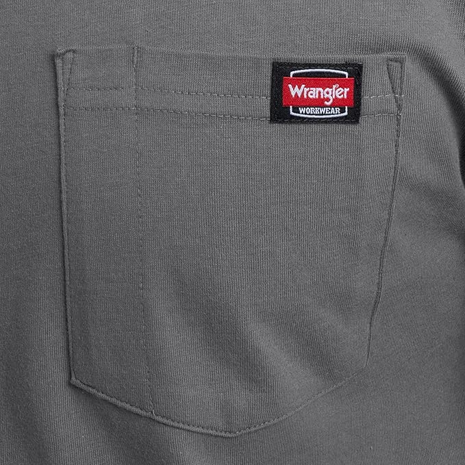 Wrangler Men's Short Sleeve Pocket T-Shirt, 2-Pack
