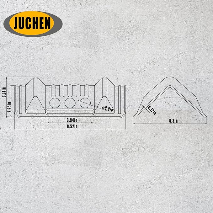 JUCHEN 30Packs Flatbed Edge Protector, Cargo Corner Protector, Protects Cargo Edges from Wear and Tear（Blue）