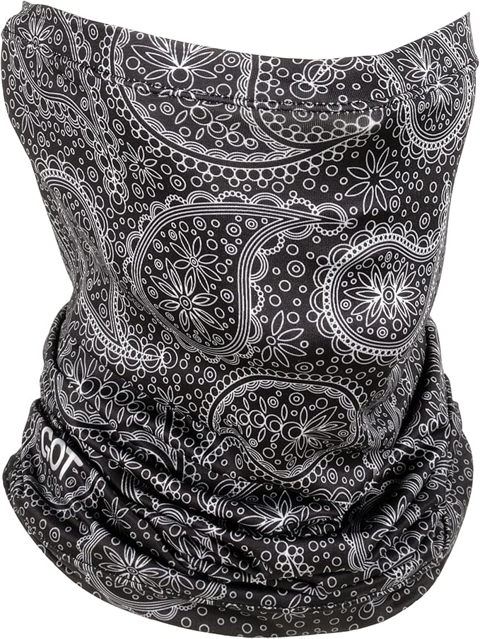 GOT Sports UPF 50+ Fishing Neck Gaiter - UV Face Mask Sun Protection for Men & Women - Camo SPF Face Cover Gator