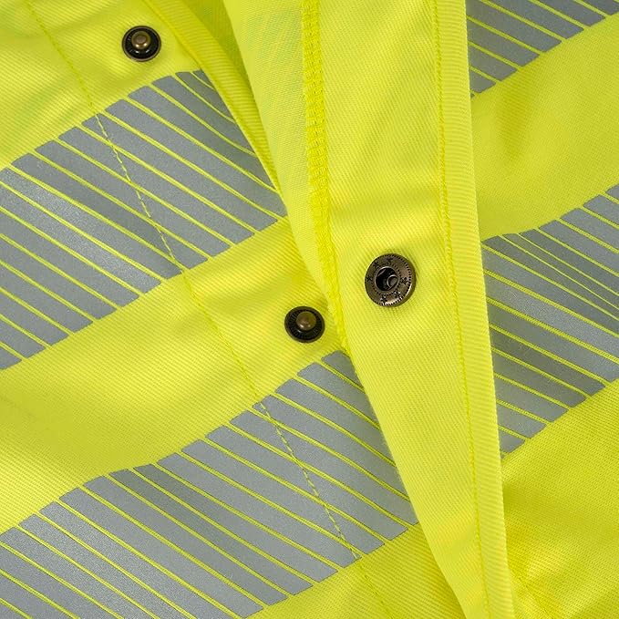 Oberon FR ARC Rated Hi Vis Safety Vest - Flame Resistant with Reflective Tape - Class 2 – 10 Cal - Hi Vis Yellow