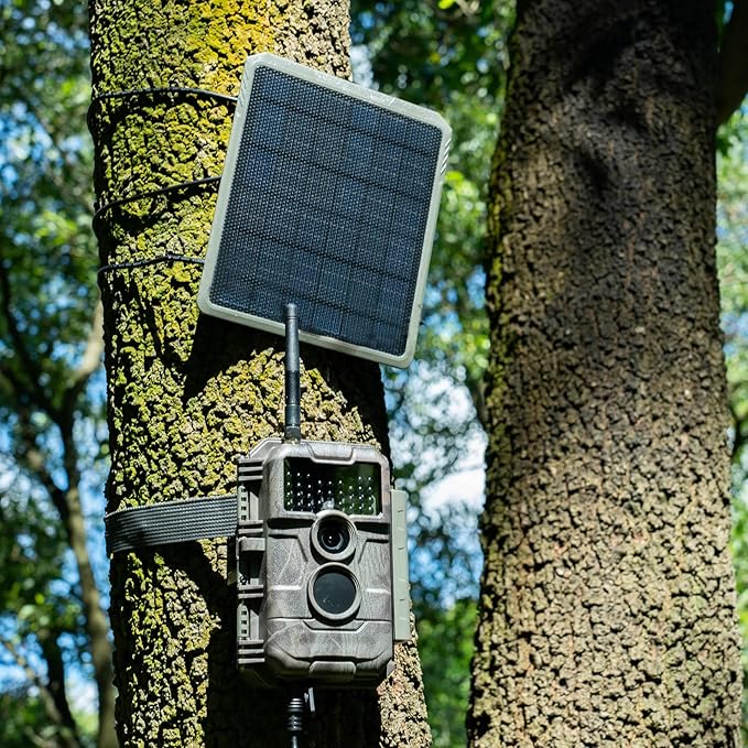 GardePro SP300 Solar Panel for Trail Cameras, 3.5W Solar Charger for E6 2.0 Pro, E8 2.0 Pro, R3 Pro, X60 Pro Max, X66 Pro & More
