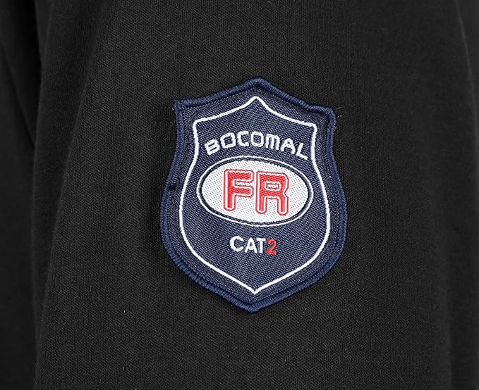 BOCOMAL FR Shirts Flame Resistant Shirt 5.5oz 100% Cotton Light Weight CAT2 Fire Retardant Henley Shirts