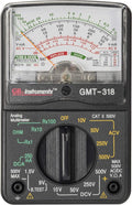 Gardner Bender GMT-318 Analog Multimeter, 6 Function, 14 Range, AC / DC Volt, 500V