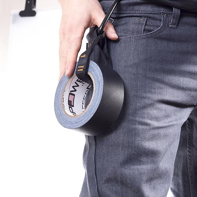 Gaffer Power Proudly Made in The USA, Real Professional Grade Gaffer Tape, Heavy Duty Gaffers Tape, Non-Reflective, Multipurpose. 2 Inches x 30 Yards, Black (Case of 24)