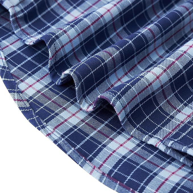 WORKWEYA FR Welding Shirts 7.5oz Cotton Button Down Flame Resistant Shirt for Men