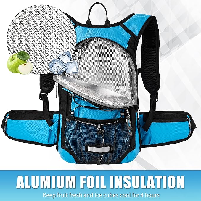Hydration Pack Hiking Water Backpack - Miracol Insulated Water Bag with 2L Bladder