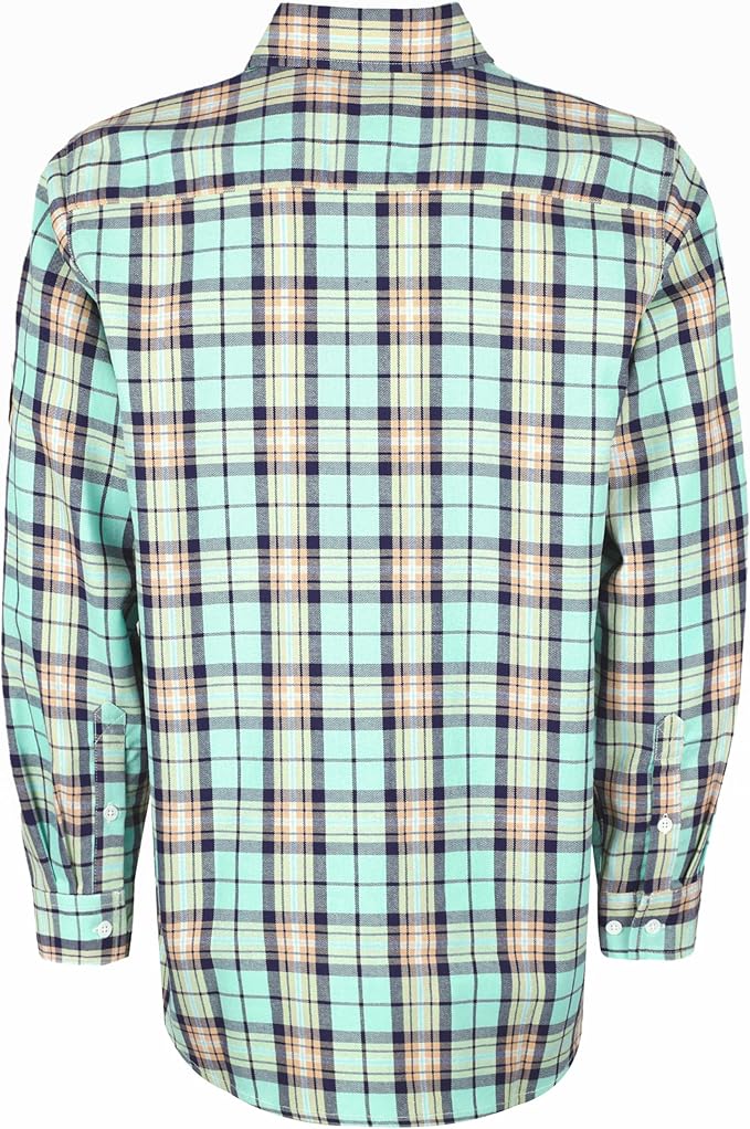 BOCOMAL FR Shirts for Men Flame Resistant Light Weight NFPA2112 Fire Retardant Welding Shirt Water & Oil Repellent Finish