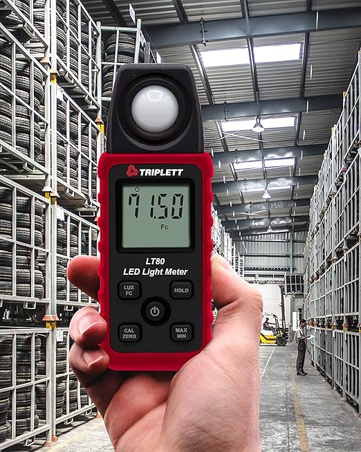Triplett LT80 LED Illuminance/Light Meter up to 400,000 Lux / 40,000 Fc