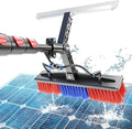 YouSJ 24FT Adjustable Water Fed Solar Panel Cleaning Kit,Window Cleaning Tool,Telescopic Solar Panel Cleaning Brush with Extension Pole & Outdoor