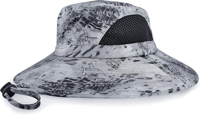 EINSKEY Wide Brim Sun Hat, UPF 50+ UV Protection Waterproof Packable Bucket Hat for Men & Women, Fishing Hiking Beach Garden