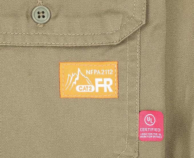 Titicaca FR Shirts for Men 6.5oz Lightweight Flame Resistant Button Down Work Shirt Fire Retardant Welding Shirt
