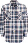 BOCOMAL FR Shirts 6.25oz Lightweight Welding Shirts Flame Resistant Men's Fire Retardant Shirt
