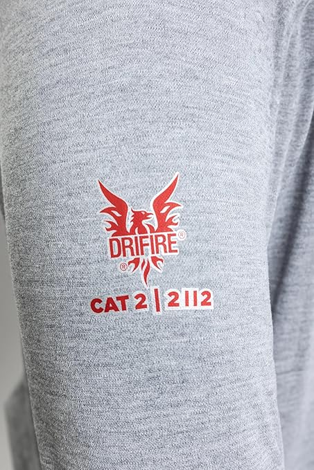 DRIFIRE Power Dry FR Long Sleeve T-Shirt (Grey - LGT)