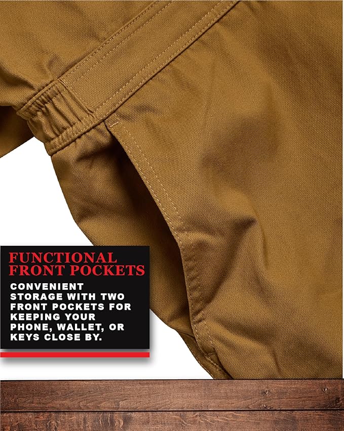 Bass Creek Outfitters Mens Coveralls - Heavy Duty Duck Canvas Short Sleeve Workwear Insulated Coveralls for Men