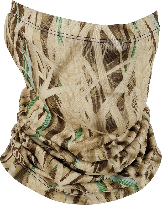 GOT Sports UPF 50+ Fishing Neck Gaiter - UV Face Mask Sun Protection for Men & Women - Camo SPF Face Cover Gator