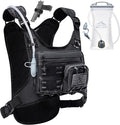 Running Vest with 2L Water Bladder, Hydration Backpack, USA Original Patent, Lightweight Hydration Pack with Gear Holder, Reflective Chest Pack for Men Women for Marathon