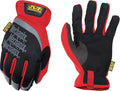 Mechanix Wear FastFit Work Gloves - Anti-Slip & Abrasion Resistant Heavy Duty Gloves - Touchscreen Compatible - Vibration Damping - Multipurpose Use - Small - Red