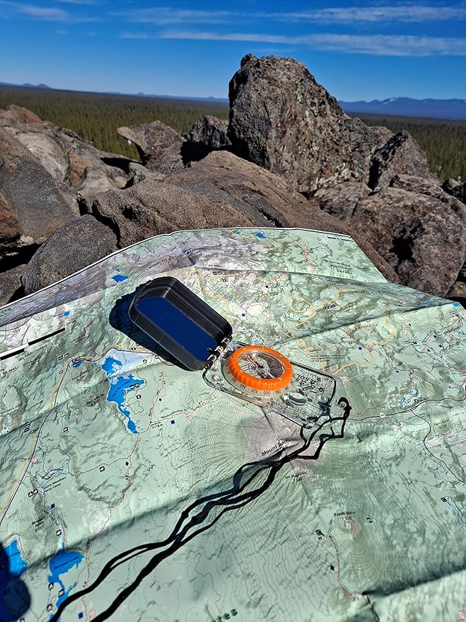 S.O.L. Survive Outdoors Longer Sighting Compass with Signaling Mirror