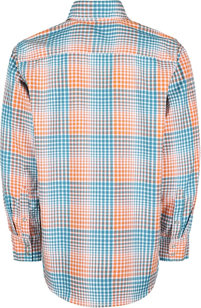BOCOMAL FR Shirts for Men Snaps Down 7.5oz Water Repellent Fire Resistant Welding Jackets-NFPA2112 CAT2
