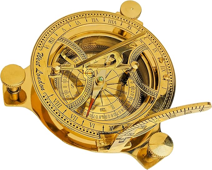 Sundial Compass Solid Brass Sun Dial
