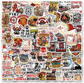 123Pcs Funny Firefighter Stickers - Fireman Stickers & Decals for Hard Hat - Funny Firefighter Hard Hat Gifts