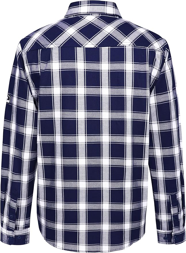 100% Cotton Mens Fr Shirts 7.5oz Flame Resistant Shirts NFPA2112 Men's Fire Retardant Welding Shirts