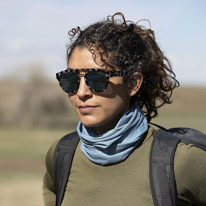 Buff CoolNet UV Neck Gaiter, UPF 50 Sun Protection, Breathable, Versatile, Quick Dry Face Mask, Solid Colors, Adult Size