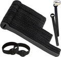 120 PCS 5/6/8 Inch Reusable Cable Ties for Cords – Data Cable Organizer Ties – Cord Wraps for Charging Cords – Electrical Wire Straps, Black