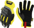 Mechanix Wear: FastFit Work Glove with Elastic Cuff for Secure Fit, Performance Gloves for Multi-Purpose Use, Touchscreen Capable Safety Gloves for Men (Yellow, Small)
