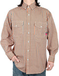 VATRENUS FR Shirts for Men 6.5oz Button Down Flame Resistant 100% Cotton Men's Pre-Washed Fire Retardant Work Shirt