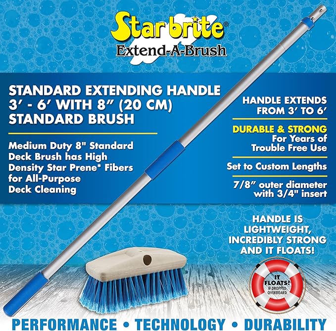 STAR BRITE Telescoping Deck Brush (040092)