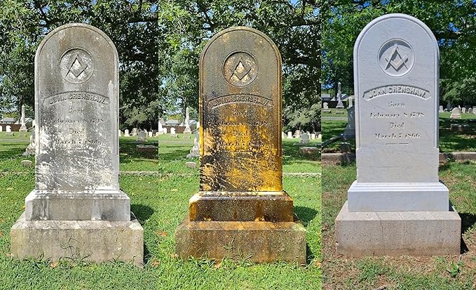 Endurance Gravestone & Monument Cleaner - 1 Quart (Spray Bottle)