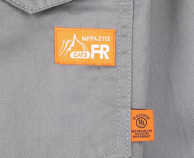 Titicaca FR Shirts for Men 6.5oz Lightweight Flame Resistant Button Down Work Shirt Fire Retardant Welding Shirt