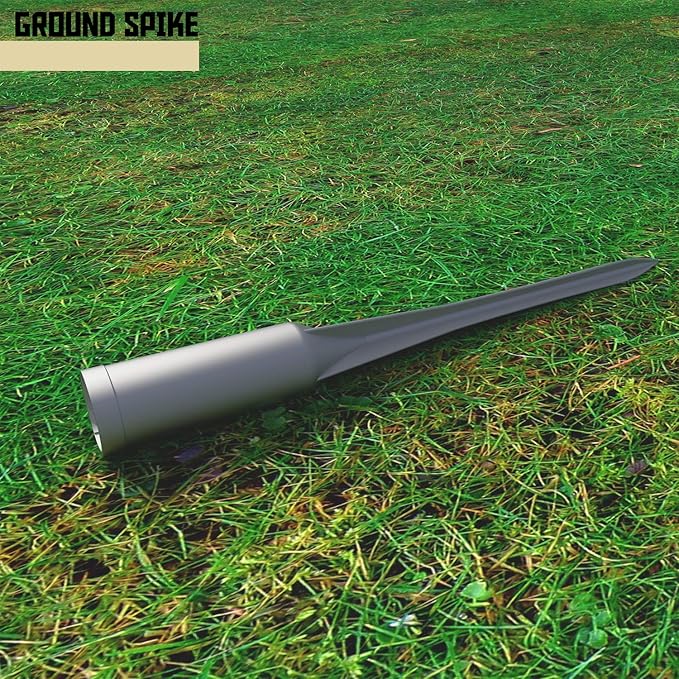 TANG Post Pole Anchor Sleeve Ground Spike Stake Pack of 5 for Soil Grass Installation Outdoor Fence Panels