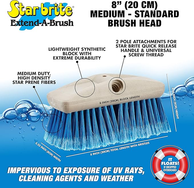 STAR BRITE Telescoping Deck Brush (040092)