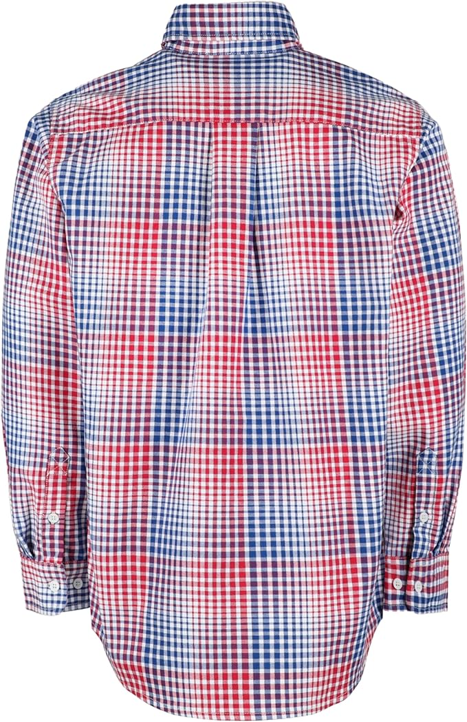 TICOMELA Men’s Mid-Weight FR Welding Shirt, 7.5oz 100% Cotton NFPA 2112 CAT2 – Flame-Resistant Button-Down Work Shirt