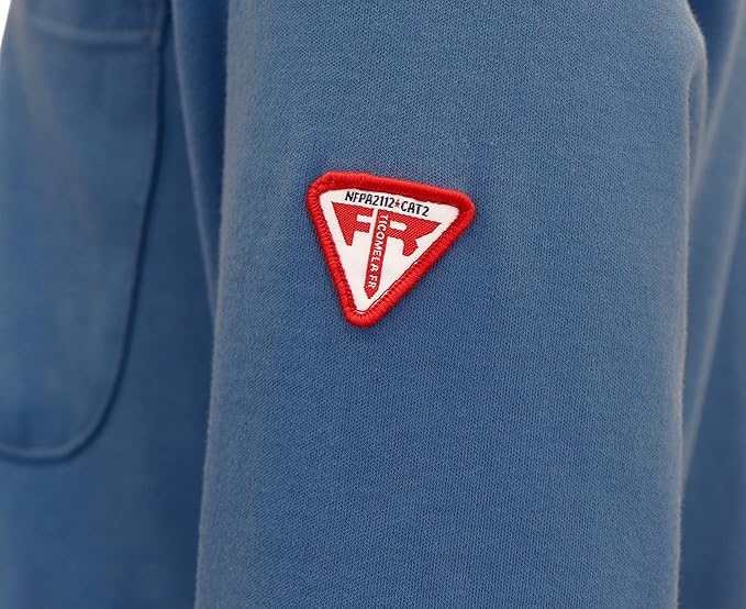 TICOMELA FR Shirts for Men Flame Resistant Shirt NFPA2112/CAT2 7oz Fire Retardant Men's Long Sleeve Henley Shirts