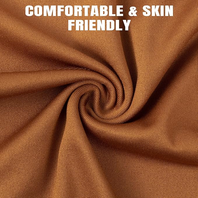 HONGTEYA 6 Pack Summer Neck Gaiter, UV Protection Cooling Face Mask, Breathable Bandana Head Scarf for Men Women
