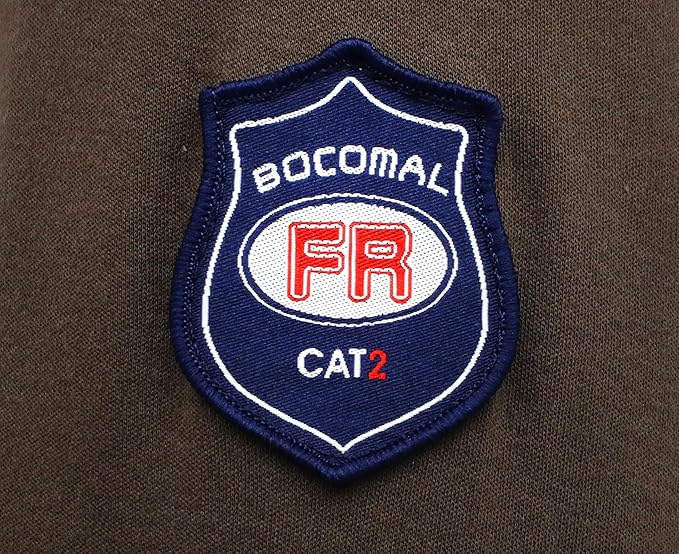 BOCOMAL FR Shirts Flame Resistant Shirt 5.5oz 100% Cotton Light Weight CAT2 Fire Retardant Henley Shirts