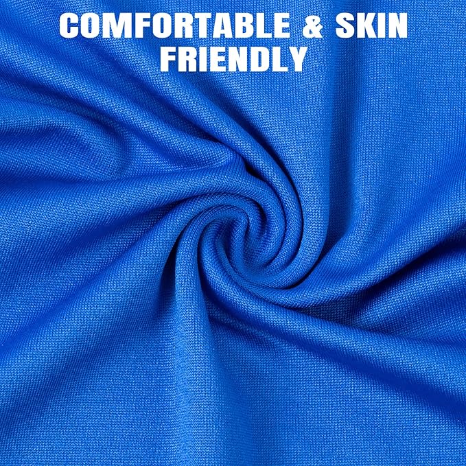 HONGTEYA 6 Pack Summer Neck Gaiter, UV Protection Cooling Face Mask, Breathable Bandana Head Scarf for Men Women
