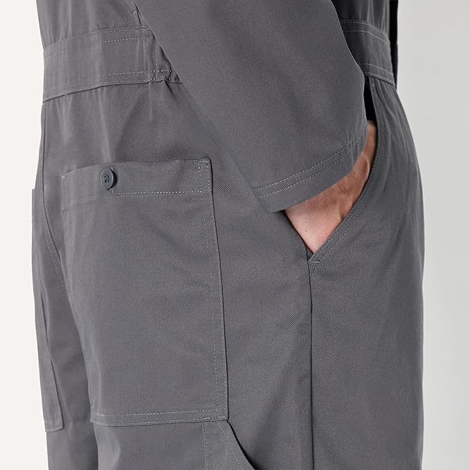 Amazon Basics Men's Men's Long Sleeve Workwear Coveralls