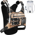 Running Vest with 2L Water Bladder, Hydration Backpack, USA Original Patent, Lightweight Hydration Pack with Gear Holder, Reflective Chest Pack for Men Women for Marathon